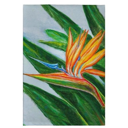BETSY DRAKE Betsy Drake GT080 Bird of Paradise Flower Guest Towel GT080